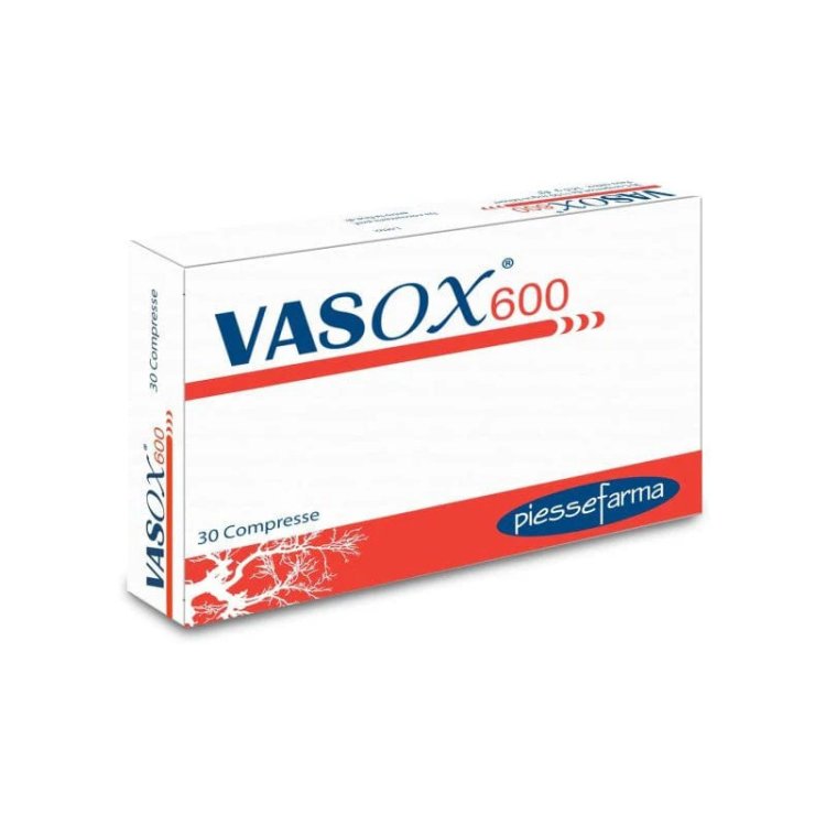 Piessepharma Vasox 600 Integratore Circolazione Emorroidi - 30 Compresse