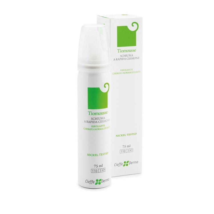 Cieffe Derma Tiomousse Schiuma Antiforfora Sebo-Regolatrice per Capelli 75ml