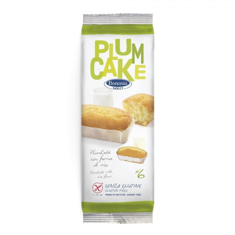 Bonomia Plumcake Farina di Riso Senza Glutine Multipack 6x36g per Celiaci