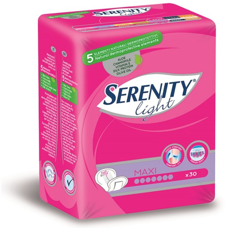 Serenity Light Lady Super Assorbenti Incontinenza Donna Super 30 Pezzi