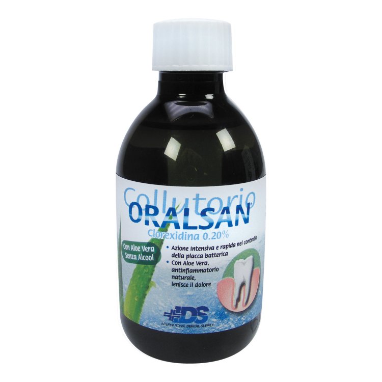 Oralsan Collutorio Clorexidina 0,20% con Aloe Trattamento Placca Batterica 200ml Oralsan Collutorio Clorexidina 0,20% con Aloe Trattamento Placca Batterica 200ml