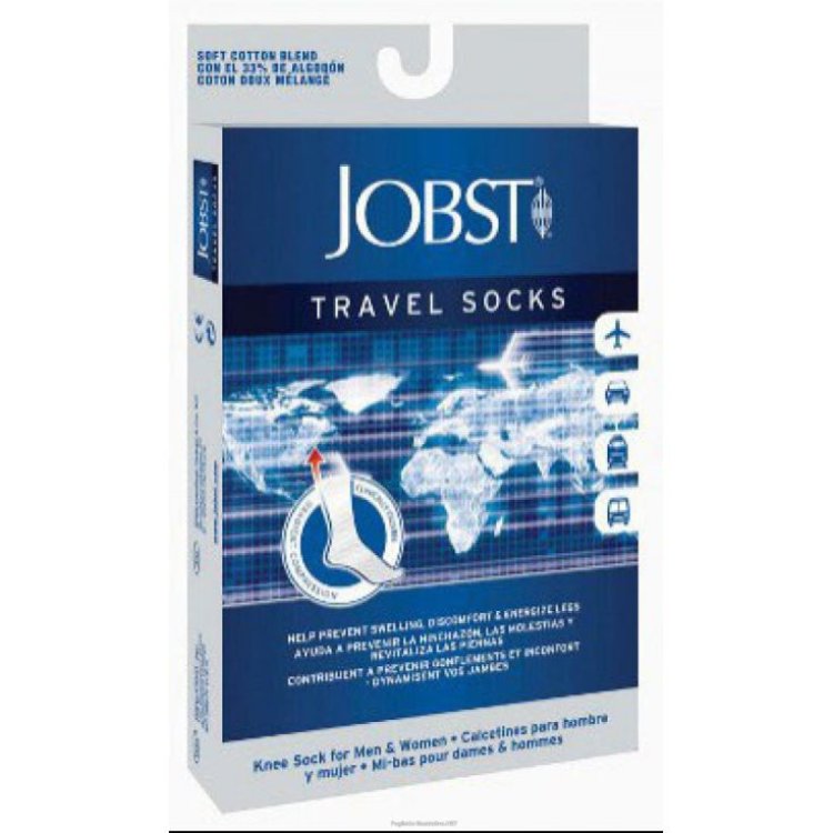 Jobst Travel Socks Gambaletto Compressivo Blu Taglia S