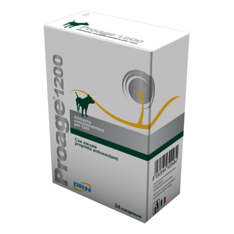 Drn Proage 1200 Integratore Antiossidante per Cani e Gatti 120 Compresse