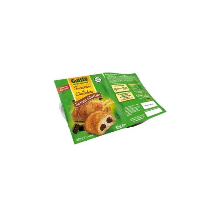 Giusto Saccottini al Cioccolato Senza Glutine Merendina per Celiaci 320g Giusto Saccottini al Cioccolato Senza Glutine Merendina per Celiaci 320g