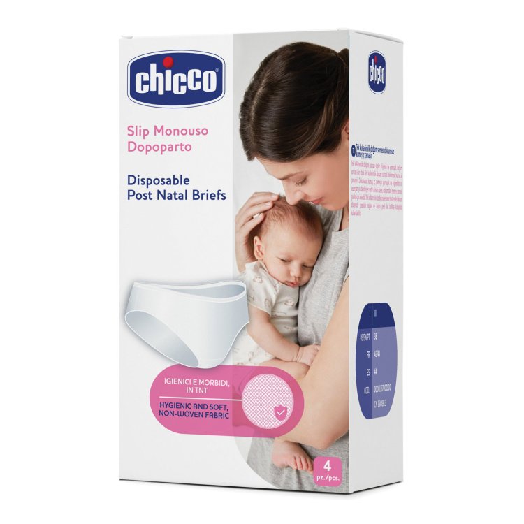 Chicco Mamma Slip Monouso Post Parto Taglia 4 in Tessuto Non Tessuto - 4 Pezzi