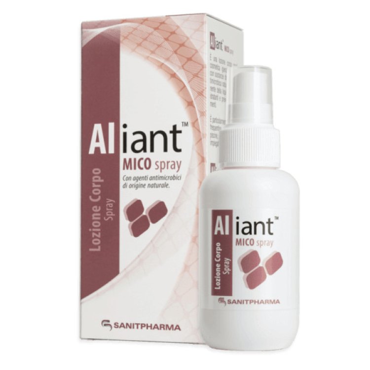 Sanitpharma Aliant Mico Spray Lozione Antimicrobica Idratante Corpo 80ml