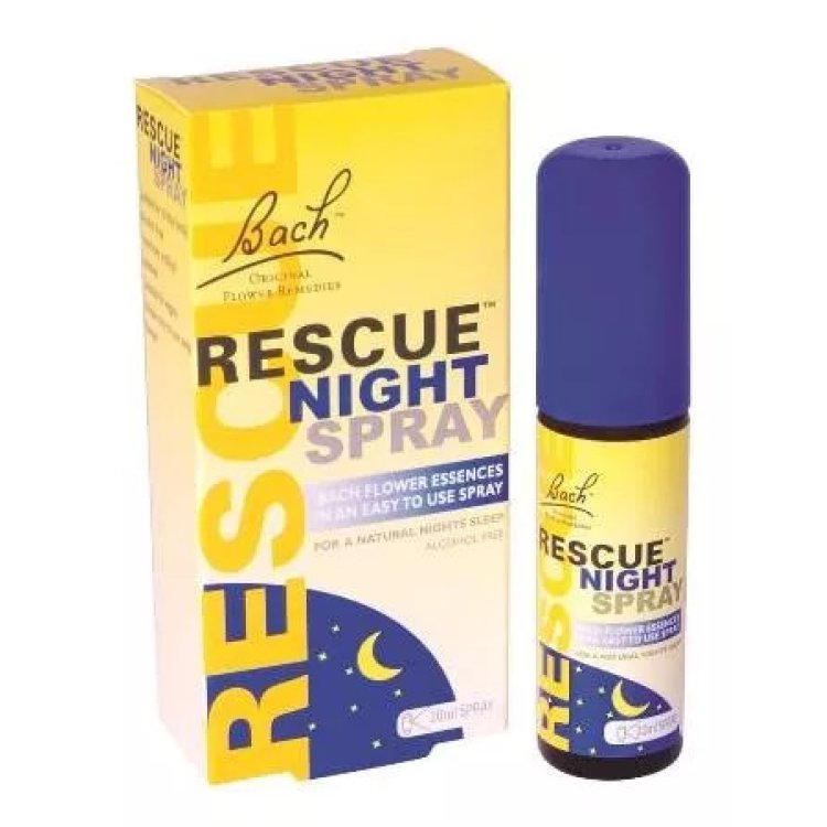 Natur Rescue Night Spray Parafarmaco Senza Alcool Per Favorire il Sonno 20ml Natur Rescue Night Spray Parafarmaco Senza Alcool Per Favorire il Sonno 20ml