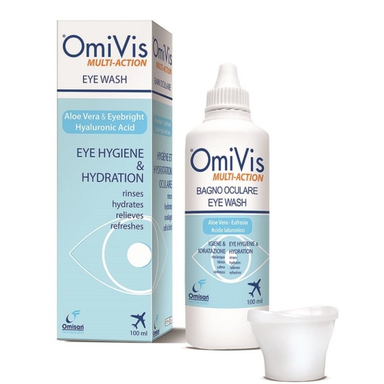 Omisan Farmaceutici Omivis Bagno Oculare Igiene ed Idratazione 100ml