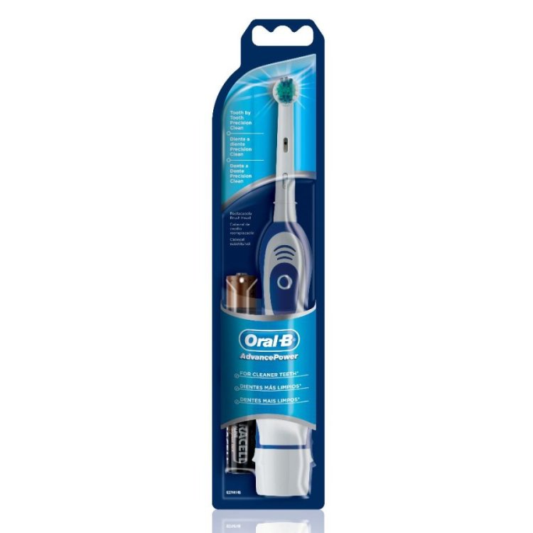 Oral-B Advance Power Spazzolino Elettrico a Batteria con Testina Precision Clean
