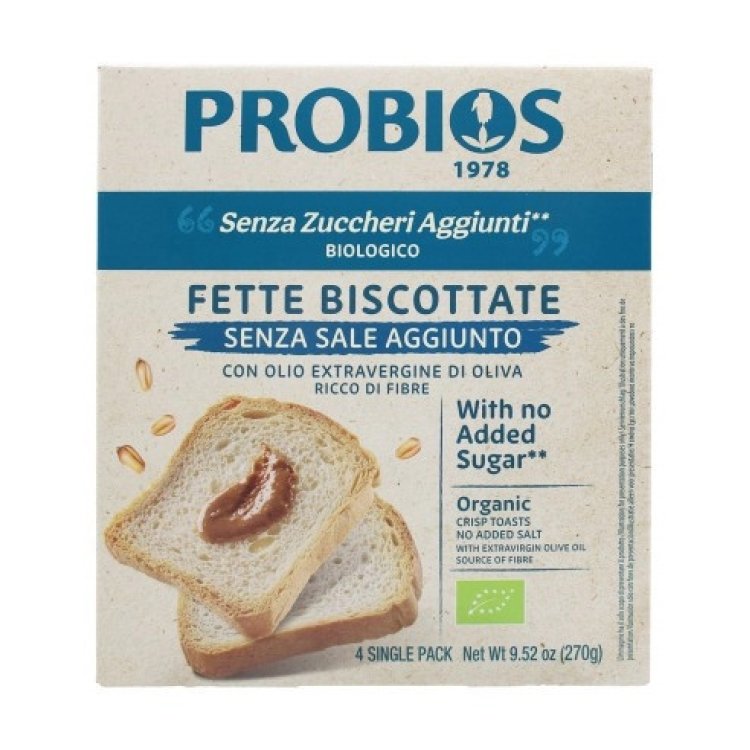 Probios Fette Biscottate Senza Sale e Zuccheri Aggiunti 270g