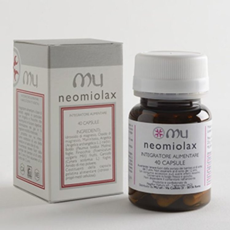 Mu Neomiolax Integratore Alimentare per Regolarit&agrave; Intestinale 40 Capsule