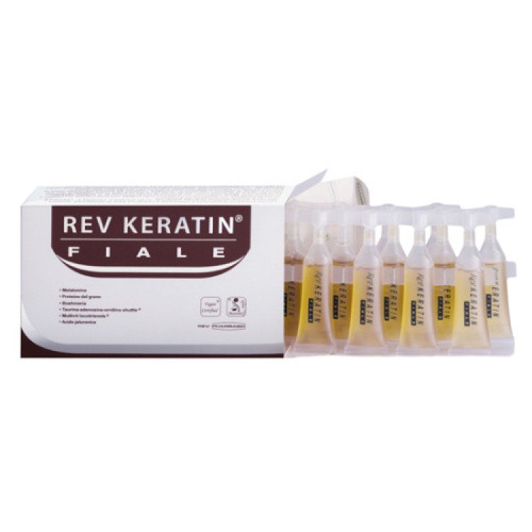 Rev Keratin Fiale Anticaduta Bioattivante 15 Fiale da 5ml