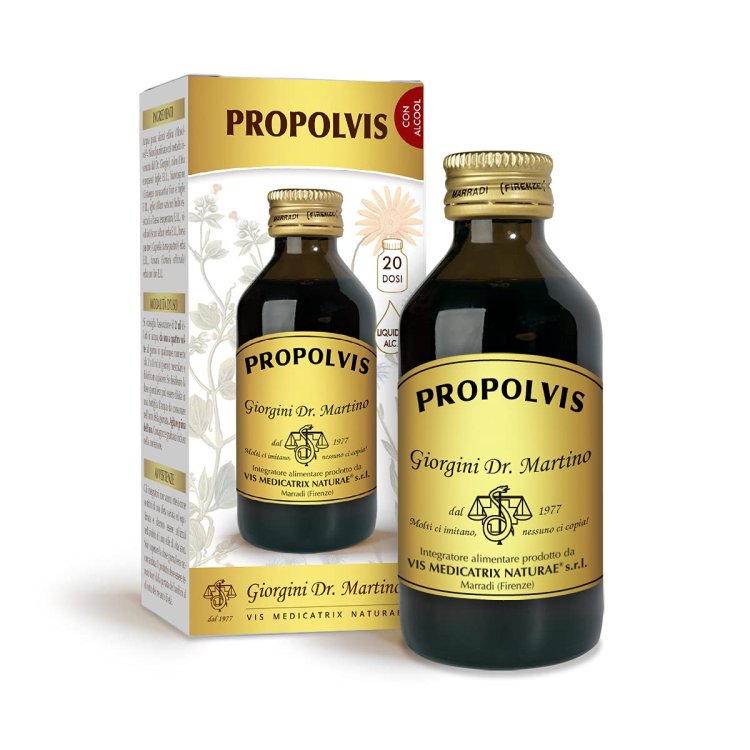 Giorgini Propolvis Integratore Alimentare Alcoolico Supporto Immunitario 100 ml