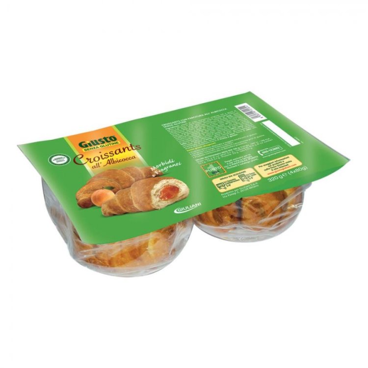 Giusto Croissant all'Albicocca Senza Glutine per Celiaci