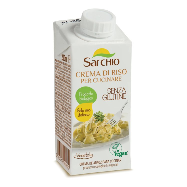 Sarchio Crema di Riso Vegetale Biologica Senza Glutine Senza Lattosio 200ml
