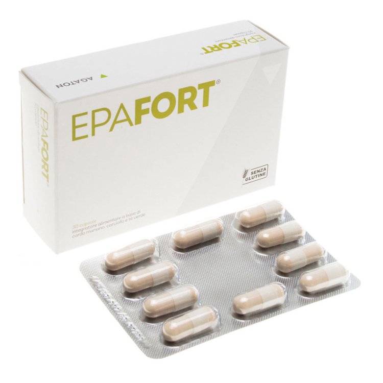 Agaton Epafort Integratore per Funzione Digestiva ed Epatica - 30 Capsule Agaton Epafort Integratore per Funzione Digestiva ed Epatica - 30 Capsule