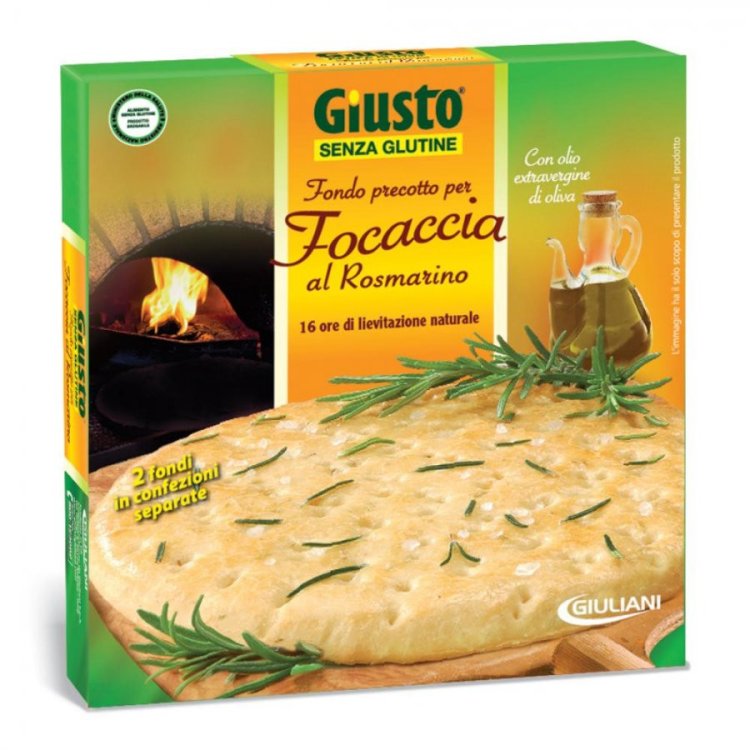 Giusto Fondo per Focaccia al Rosmarino Senza Glutine 280g