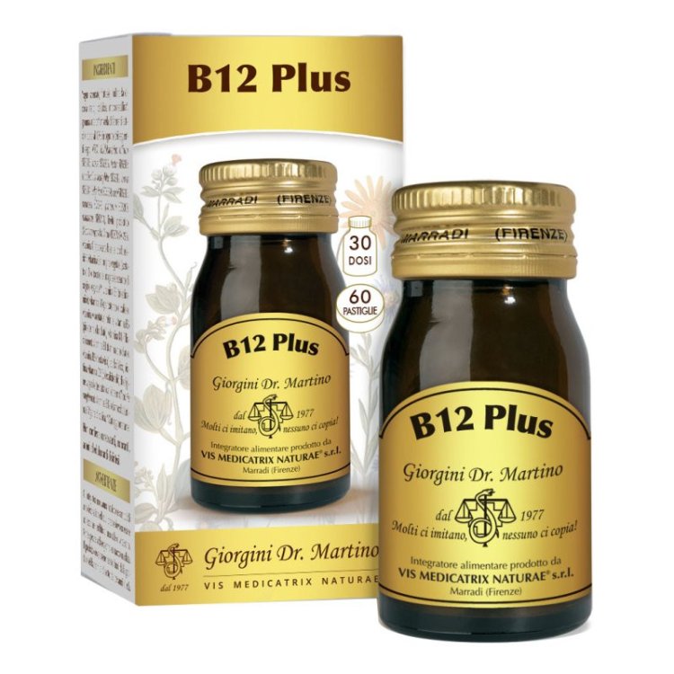 Dr. Giorgini B12 Plus Integratore di Vitamina B per Stanchezza 60 Pastiglie