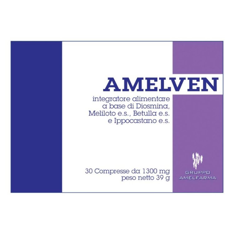 Gruppo Amelfarma Amelven Integratore per Microcircolo 30 Compresse Gruppo Amelfarma Amelven Integratore per Microcircolo 30 Compresse