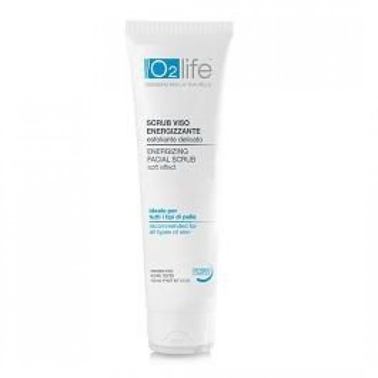 O2Life Scrub Viso Energizzante Esfoliante e Purificante 100 ml