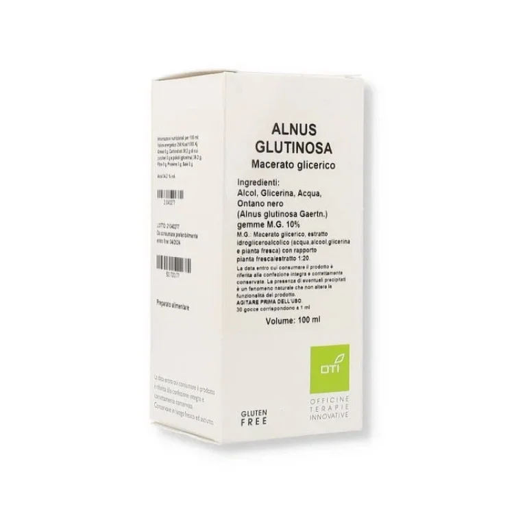 Oti Alnus Glutinosa Macerato Glicerico 10% Gocce 100ml Oti Alnus Glutinosa Macerato Glicerico 10% Gocce 100ml