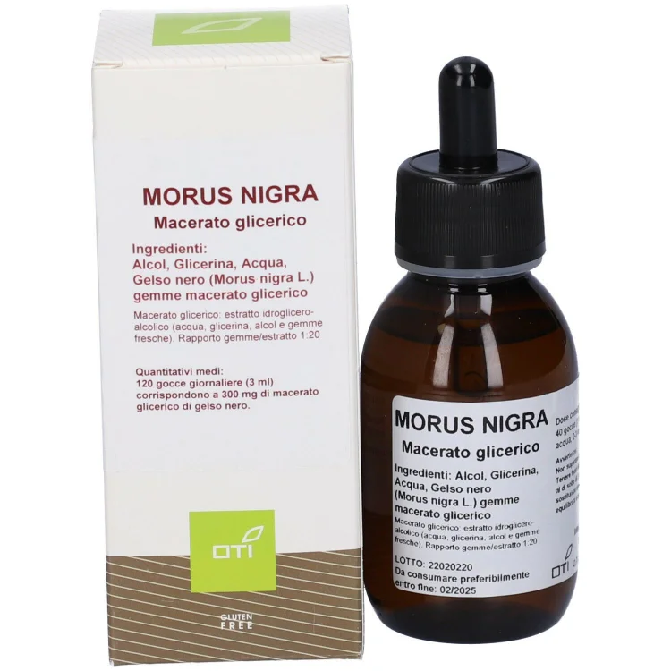 Oti Morus Nigra Macerato Glicerico Gocce 100ml Oti Morus Nigra Macerato Glicerico Gocce 100ml