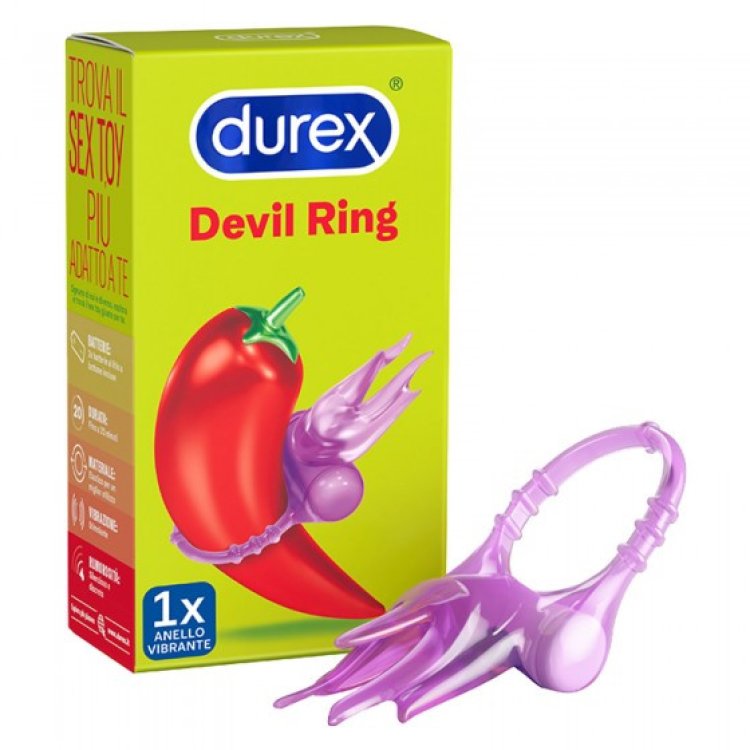 Durex Play Little Devil Anello Vibrante Stimolante per Piacere Intenso