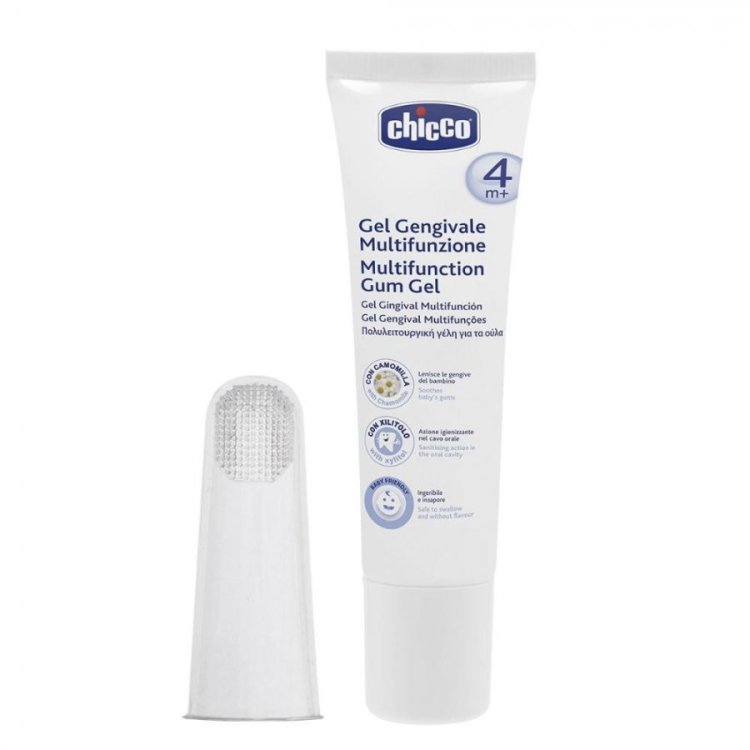 Chicco Kit Gel Gengivale e Ditale per Igiene Orale