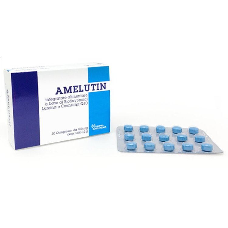 Gruppo Amelfarma Amelutin Integratore Antiossidante per Vista 30 Compresse Gruppo Amelfarma Amelutin Integratore Antiossidante per Vista 30 Compresse