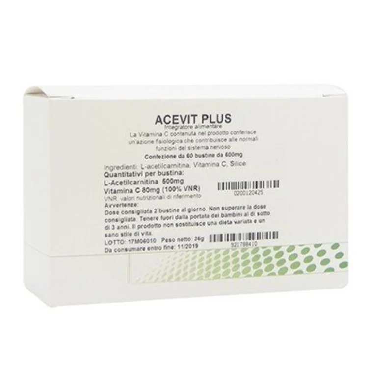 Oti Acevit Plus Integratore Funzioni Cognitive 60 Bustine L-Acetilcarnitina Oti Acevit Plus Integratore Funzioni Cognitive 60 Bustine L-Acetilcarnitina