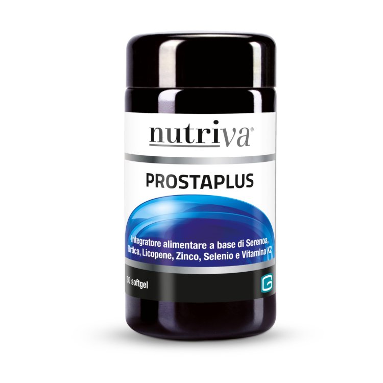 Nutriva Prostaplus Integratore per Prostata con Serenoa, Zinco e Licopene - 30 Softgel Nutriva Prostaplus Integratore per Prostata con Serenoa, Zinco e Licopene - 30 Softgel