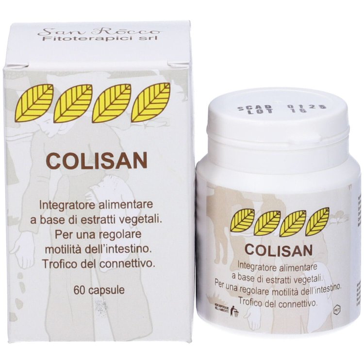 Spazio Verde Italia Colisan Integratore per Disturbi Intestinali 60 Capsule