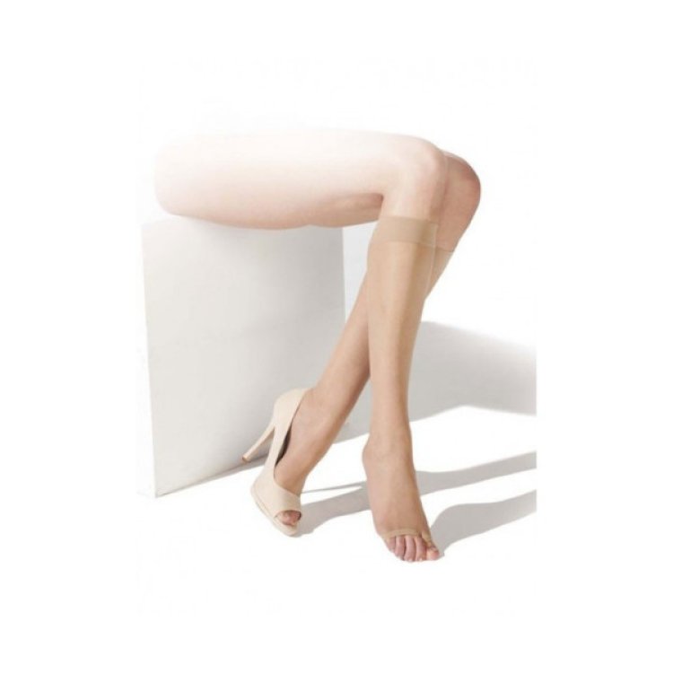 Medi Gambaletto Donna 140 Denari Naturale Taglia 2, 18 mmHg