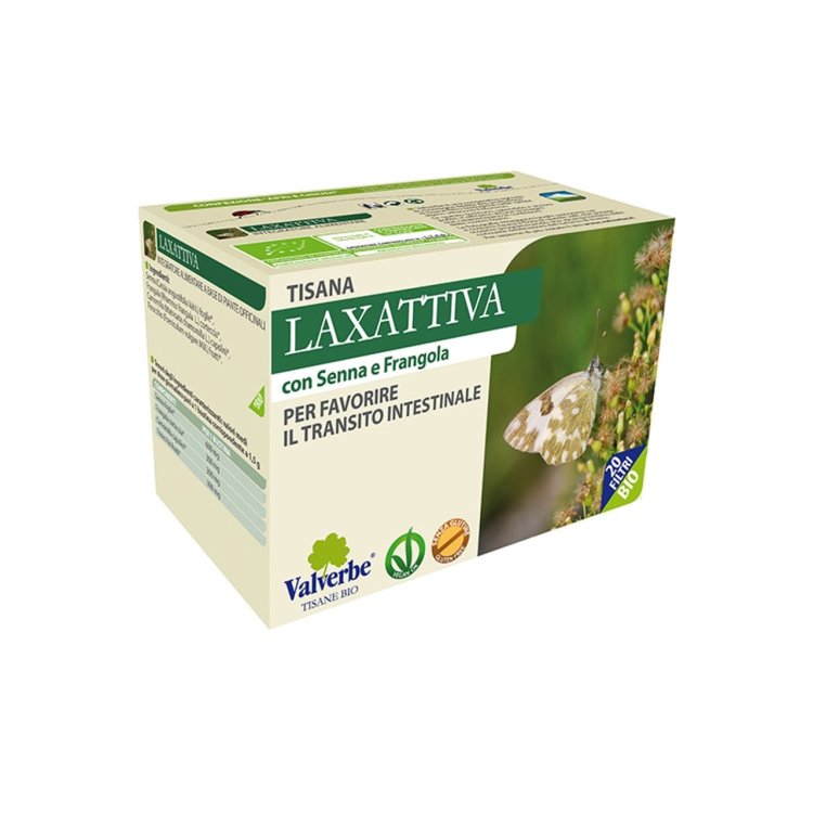 Valverbe Tisana Laxattiva Bio per Transito Intestinale 20 Filtri
