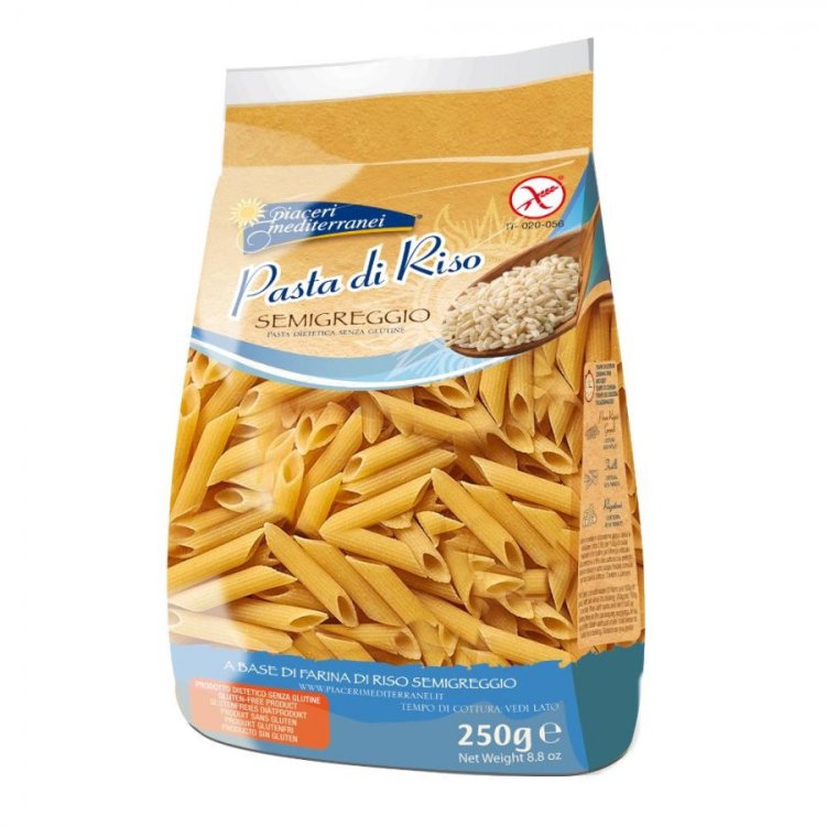 Piaceri Mediterranei Penne Rigate Pasta di Riso Senza Glutine 500 g
