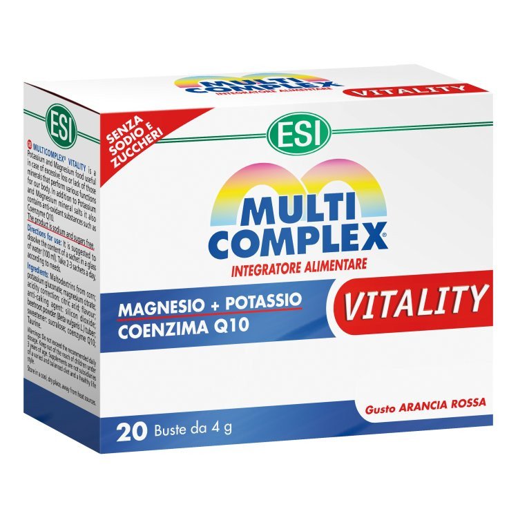 Multicomplex Vitality Integratore Alimentare Potassio e Magnesio - 20 Bustine