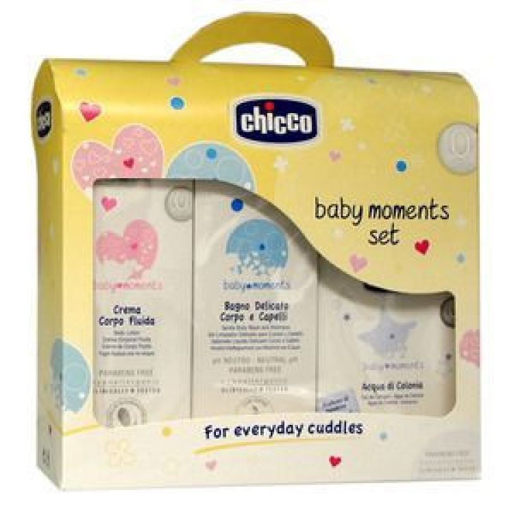 Chicco Set Bagno Crema e Colonia Baby Moments