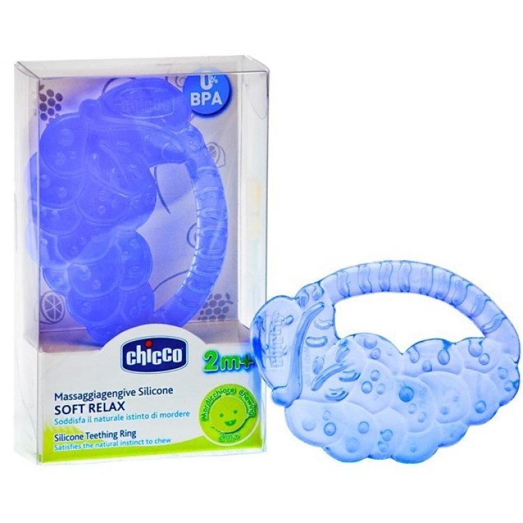 Chicco Massaggiagengive Soft in Silicone Morbido per Gengive Bambini da 2 Mesi