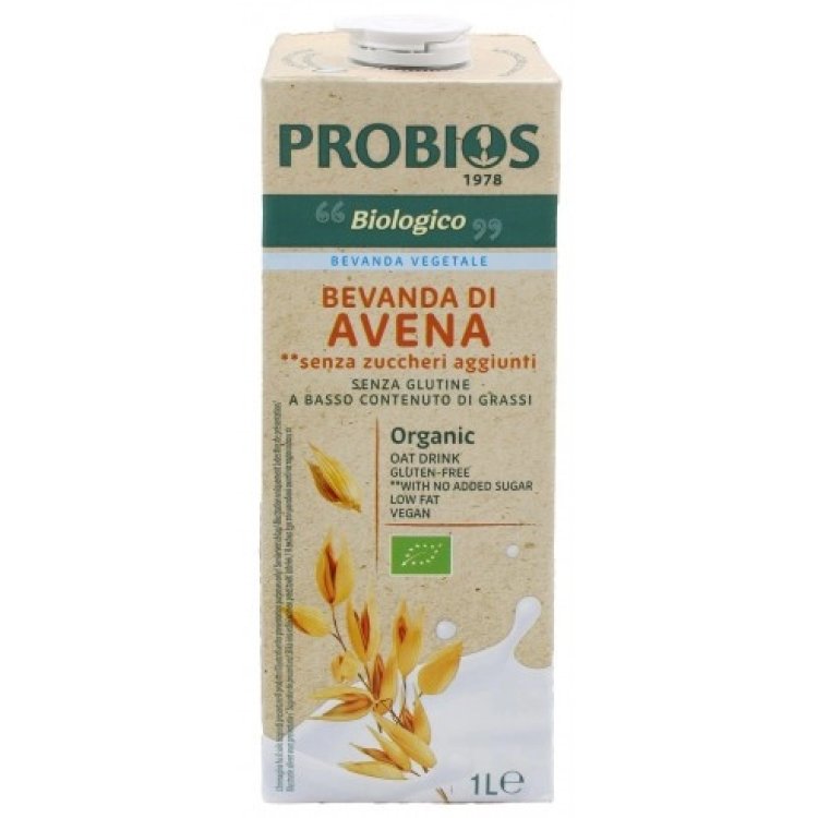 Probios Bevanda di Avena Biologica Senza Glutine e Zuccheri 1 Litro