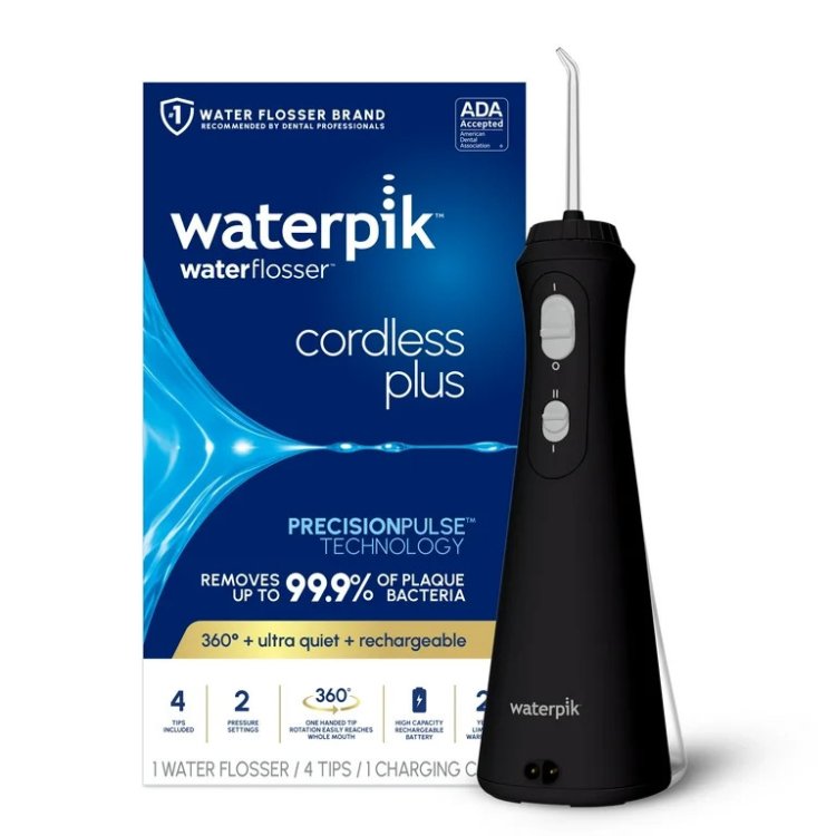 Waterpik Idropulsore Cordless Plus WP450 per Gengive e Apparecchi Ortodontici