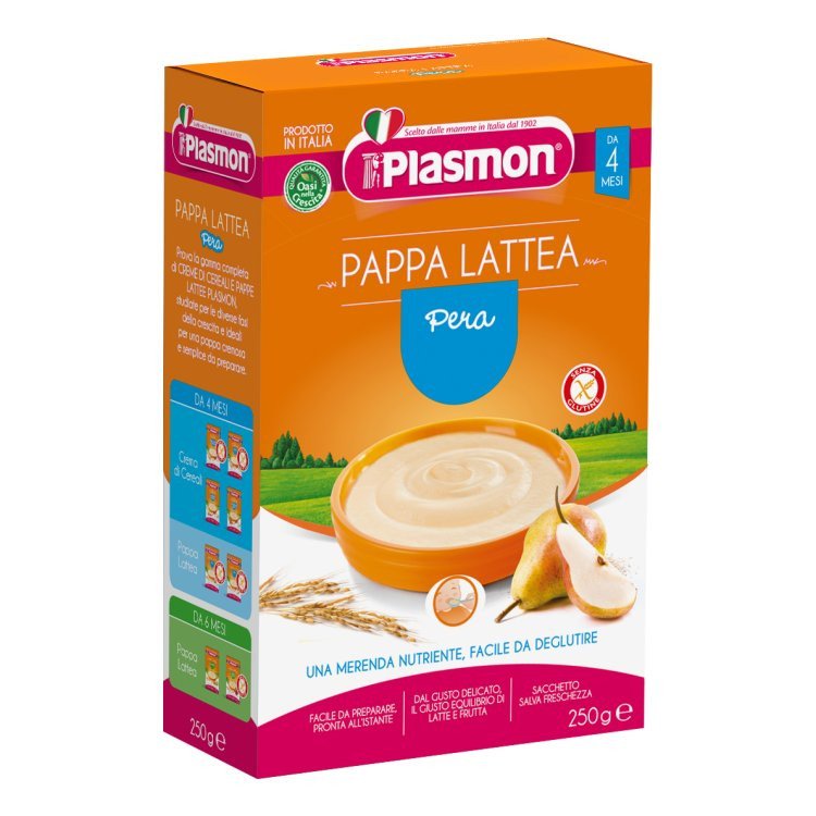 Plasmon Pappa Lattea Pera Alimento Infanzia 250g