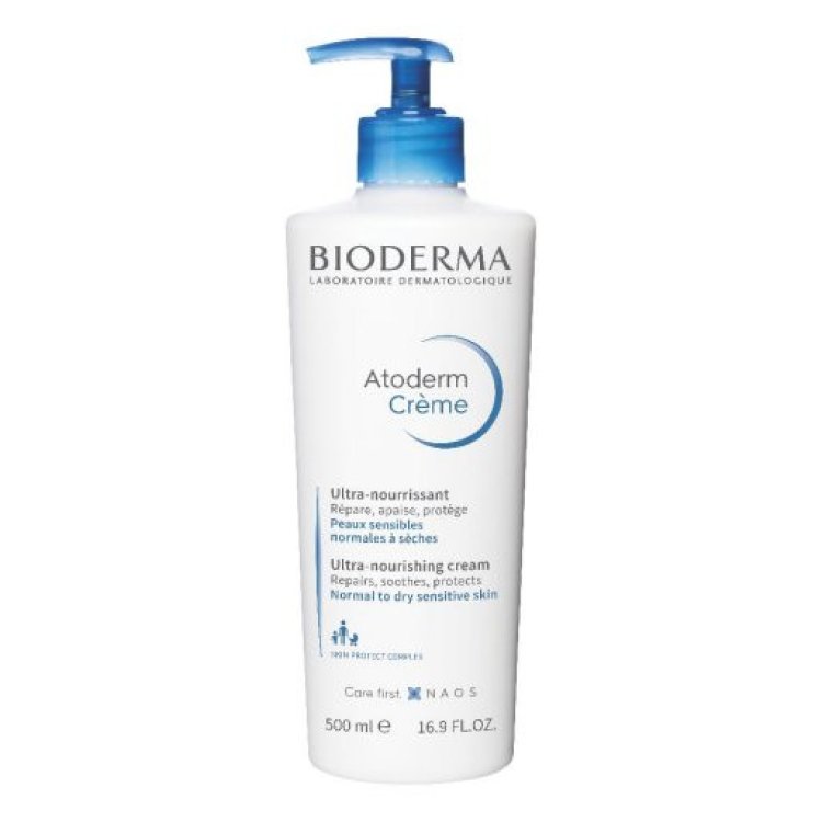 Bioderma Atoderm Cr&egrave;me Crema Corpo Idratante Pelle Sensibile 500 ml