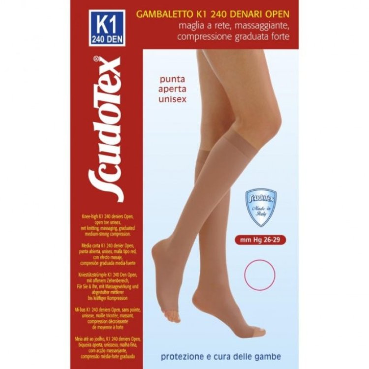 Scudotex Gambaletto Medicale K1 240 Den Daino Taglia 6