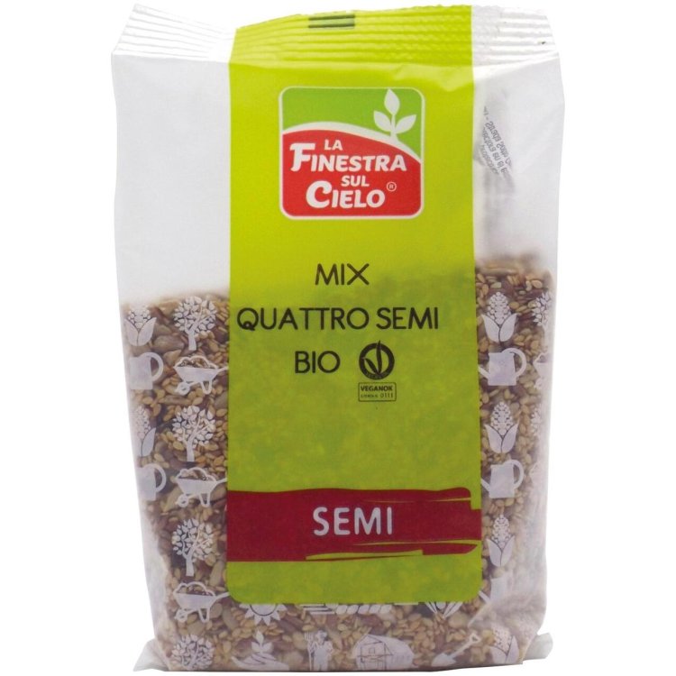 La Finestra Sul Cielo Mix 4 Semi Biologici Ricco di Nutrienti 250g