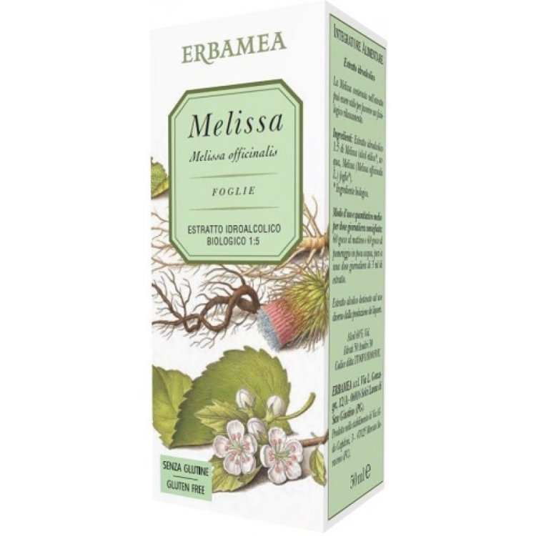 Erbamea Melissa Estratto Idroalcolico per Rilassamento 50ml