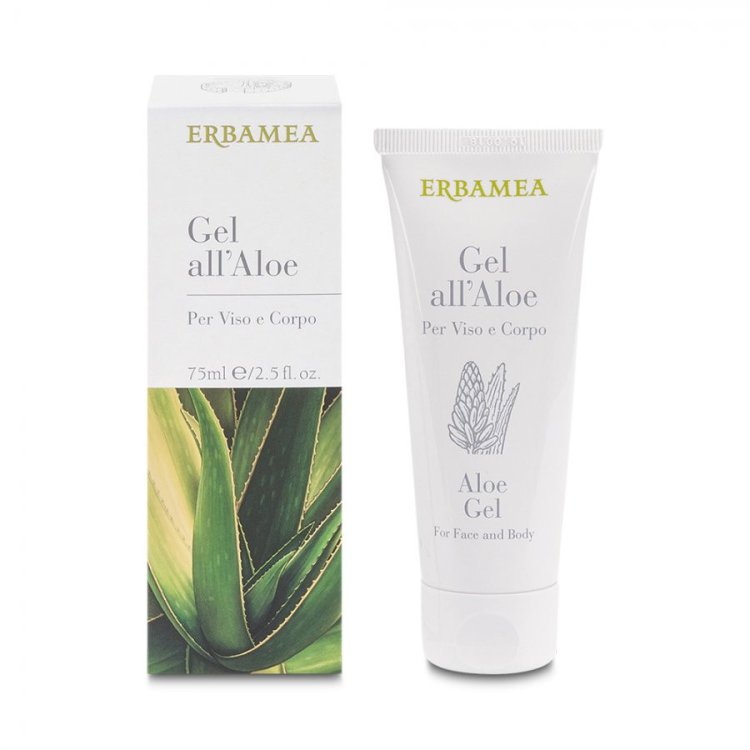 Erbamea Gel Aloe Vera Delicato per Pelli Sensibili 75 ml Erbamea Gel Aloe Vera Delicato per Pelli Sensibili 75 ml