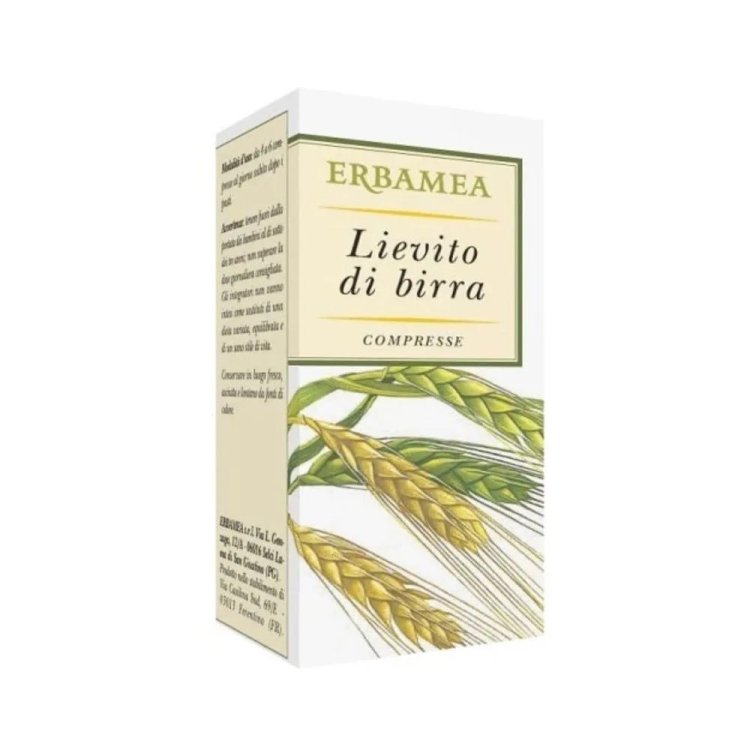 Erbamea Lievito di Birra Integratore Senza Glutine Capelli Unghie 120 Compresse
