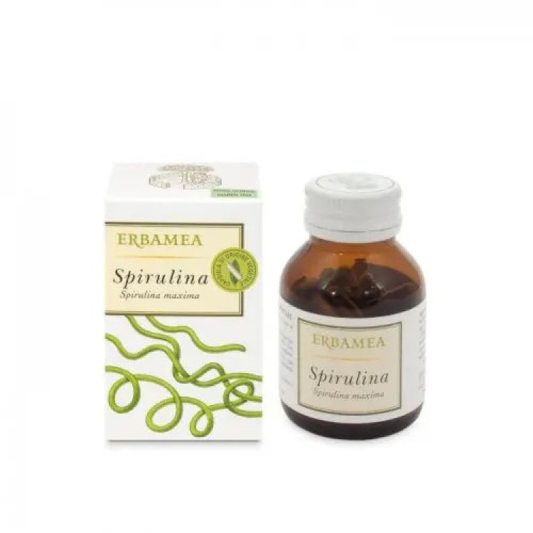 Erbamea Spirulina Integratore Alimentare Ricostituente 50 Capsule Vegetariano