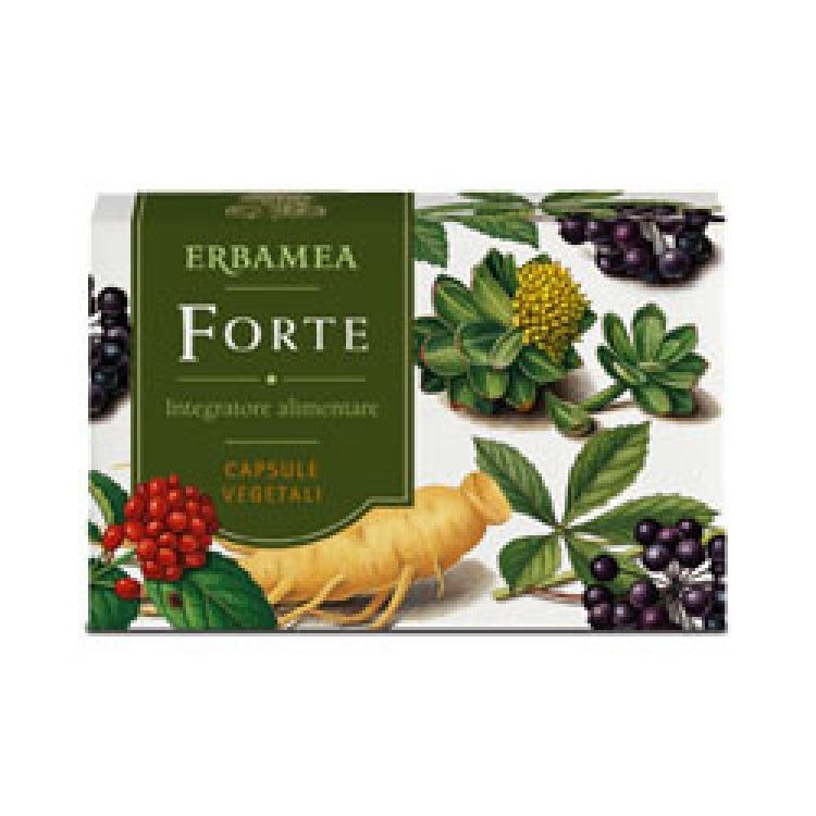 Erbamea Forte Integratore Ginseng Eleuterococco Rhodiola 24 Capsule Senza Glutine Erbamea Forte Integratore Ginseng Eleuterococco Rhodiola 24 Capsule Senza Glutine