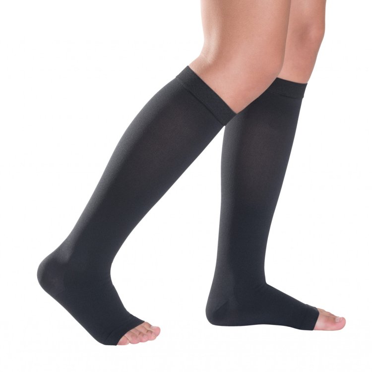Sigvaris Cotton Gambaletto Compressione Medicale Normale Punta Aperta XS Nature